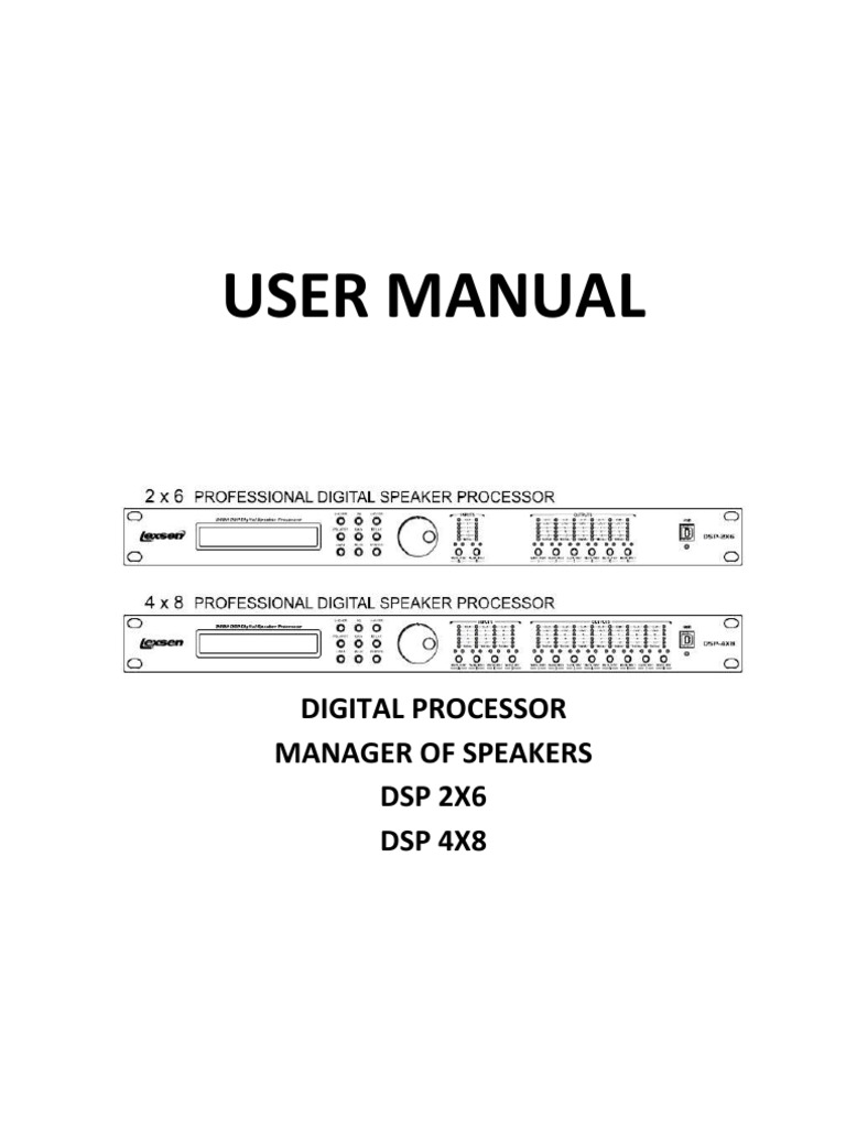 Panduan Penggunaan Ashley DSP 4.8 | PDF | Pemerataan (Audio) | Komputer ...