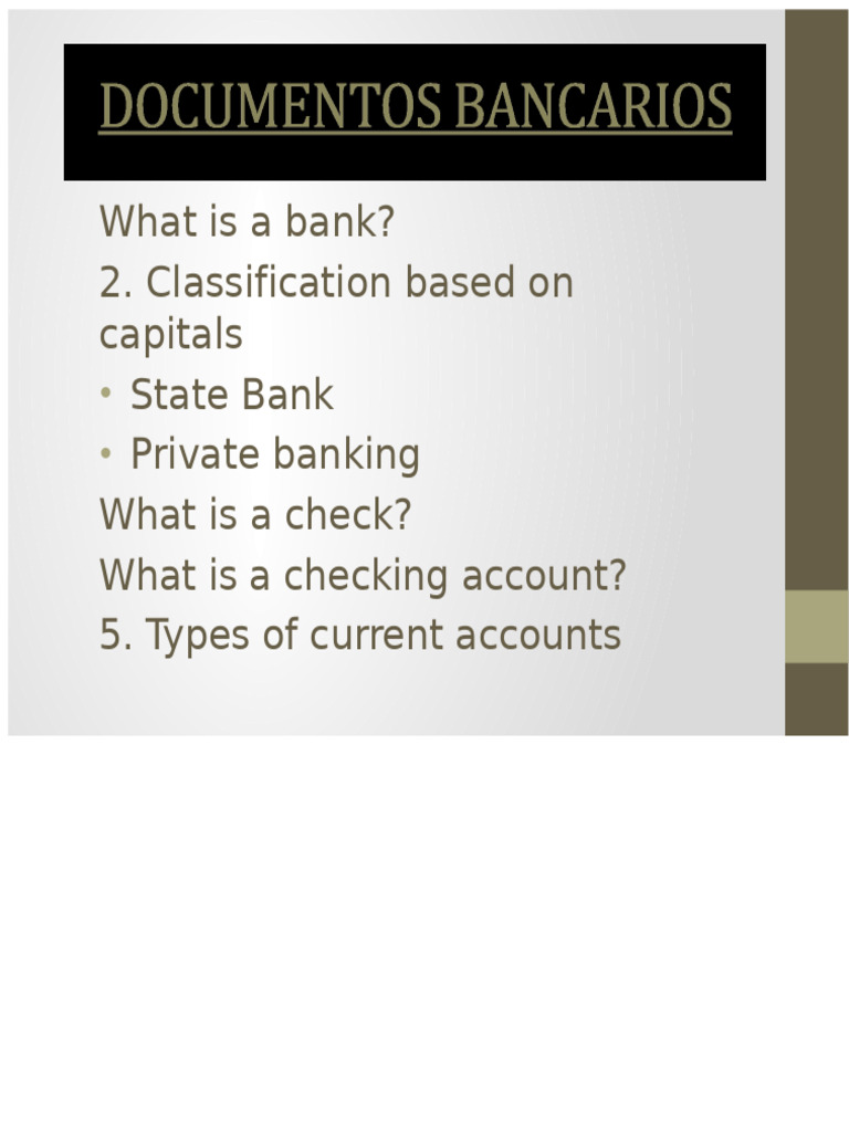 Understanding Checks and Checking Accounts | PDF