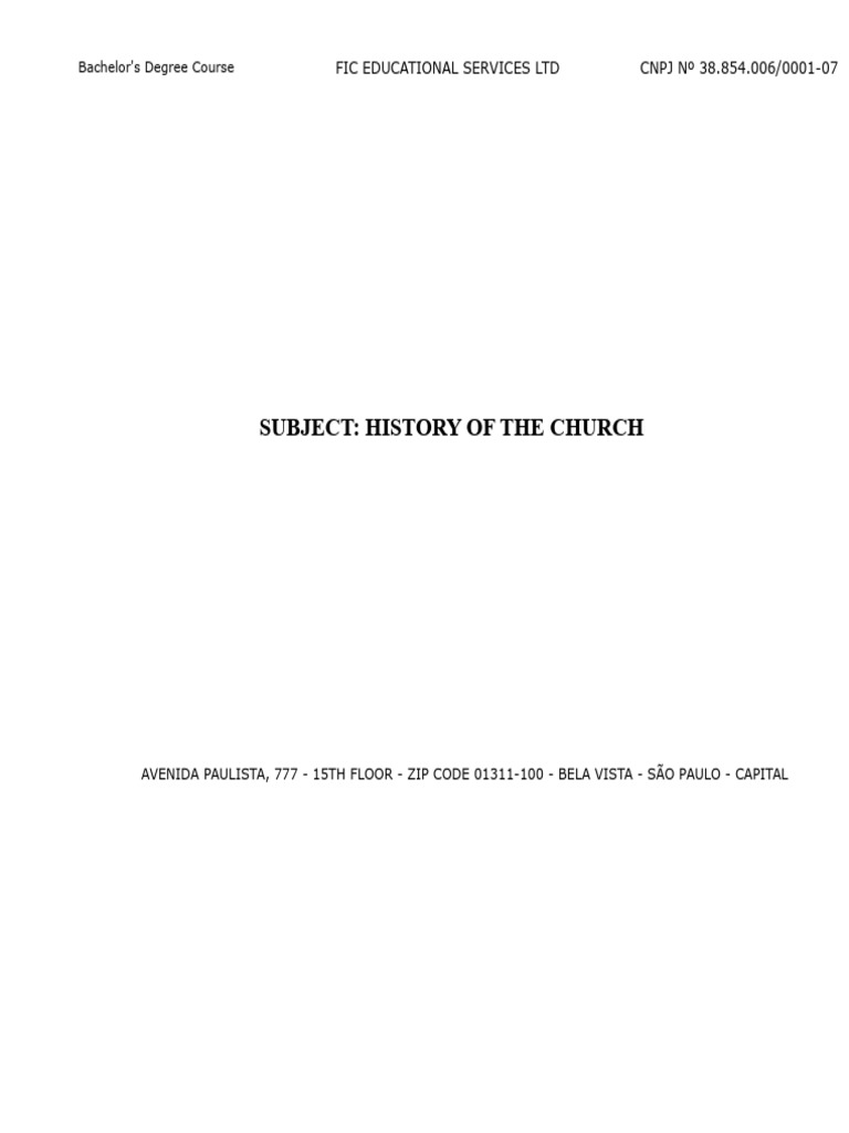2 History of The Church Worksheet | PDF | Jesus | Acts Of The Apostles