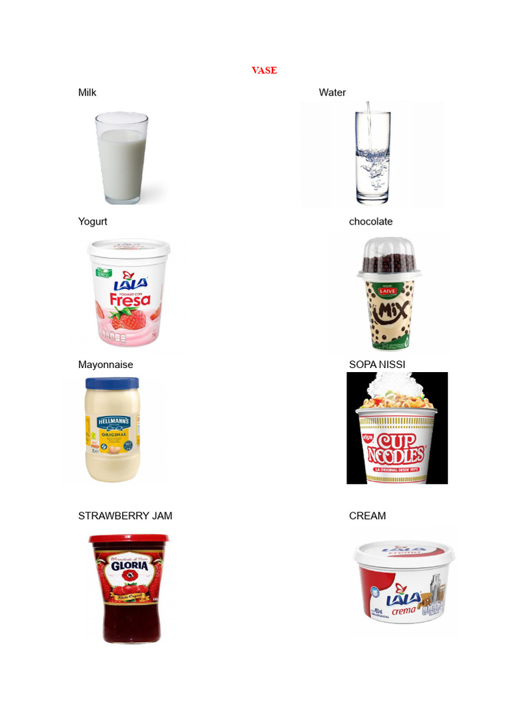 Common Liquid Ingredients List | PDF