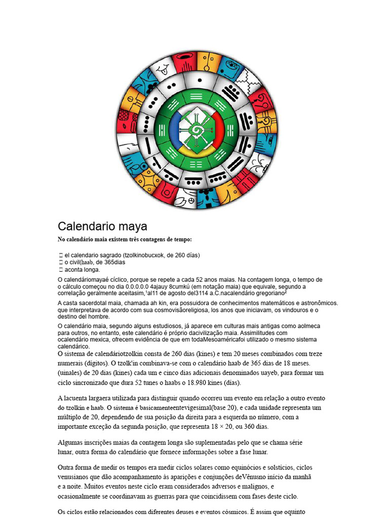 Calendário Maia | PDF