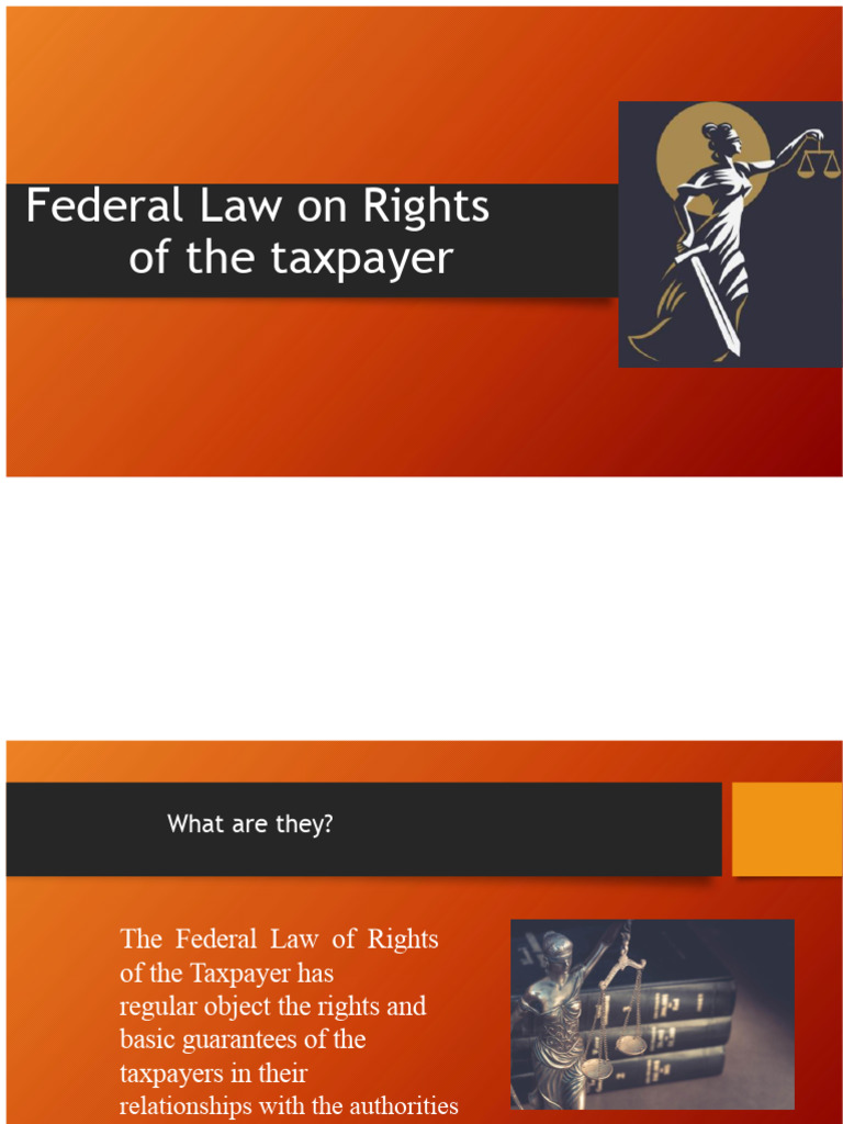 Federal Taxpayer Rights Explained | PDF | Taxes | Taxpayer