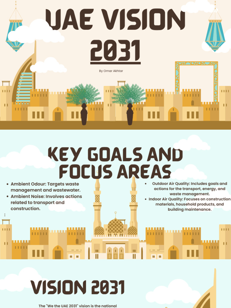 UAE Vision 2031: Key Goals Overview | PDF