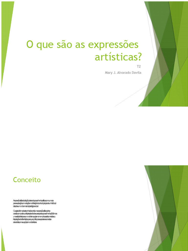 O Que São As Expressões Artísticas | PDF | Educação em Artes Liberais ...