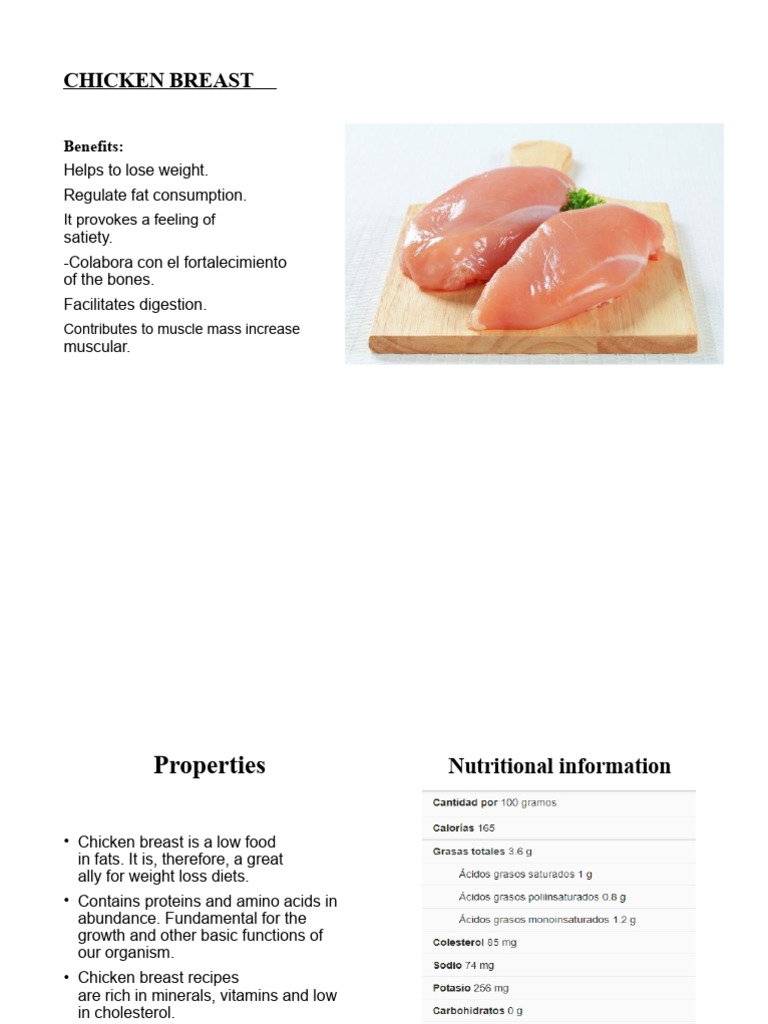 egg and chicken breast | PDF | Vitamin | Fat