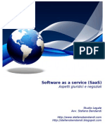Software as Service (SaaS): aspetti giuridici e negoziali