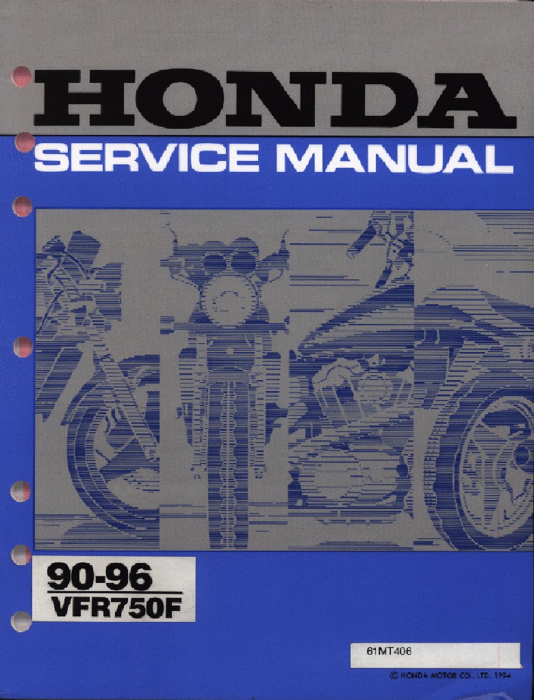 Manual Honda VFR 750 F (90-96) | PDF