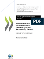 Information and Communication Technologies and Productivity Growth