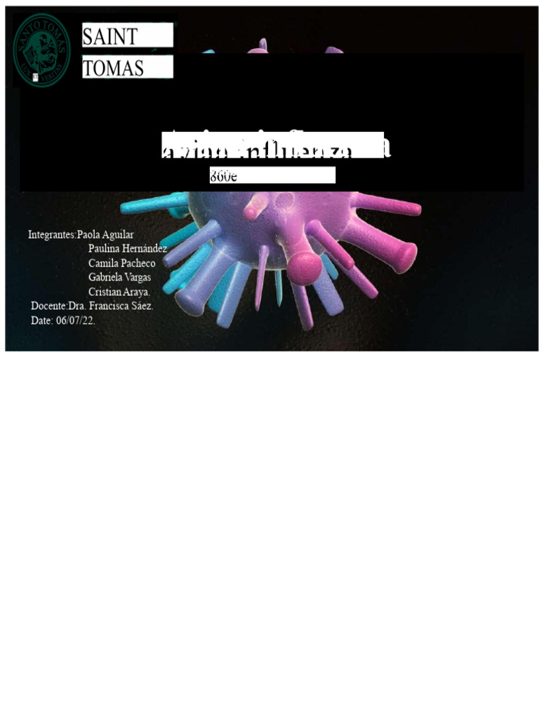 Avian Influenza Overview and Impact | PDF | Influenza | Avian Influenza