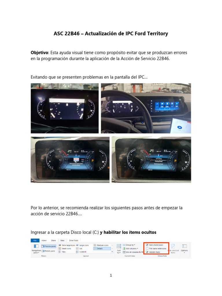 Guía de Actualización IPC Ford Territory | PDF | Ciencias de la ...