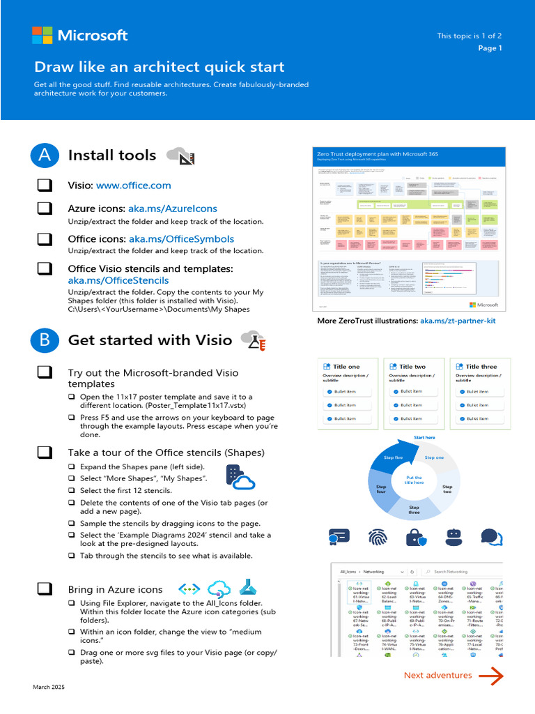 Quick Start Guide for Visio Architecture | PDF | Icon (Computing ...