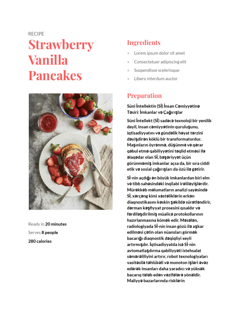 Recipe | PDF