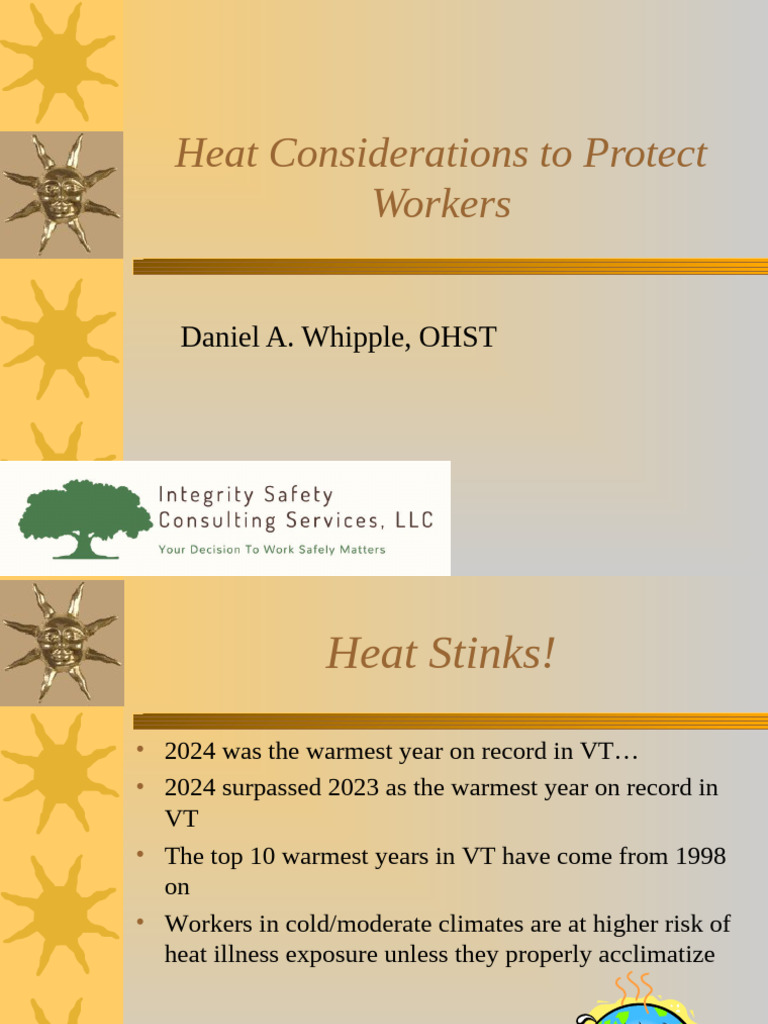 Heat Safety Guidelines for Workers | PDF | Hyperthermia | Perspiration