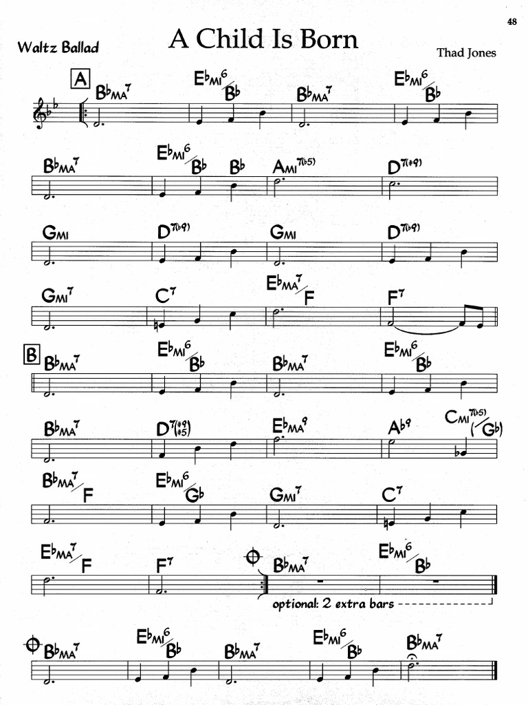 A Child Is Born C Sheet | PDF