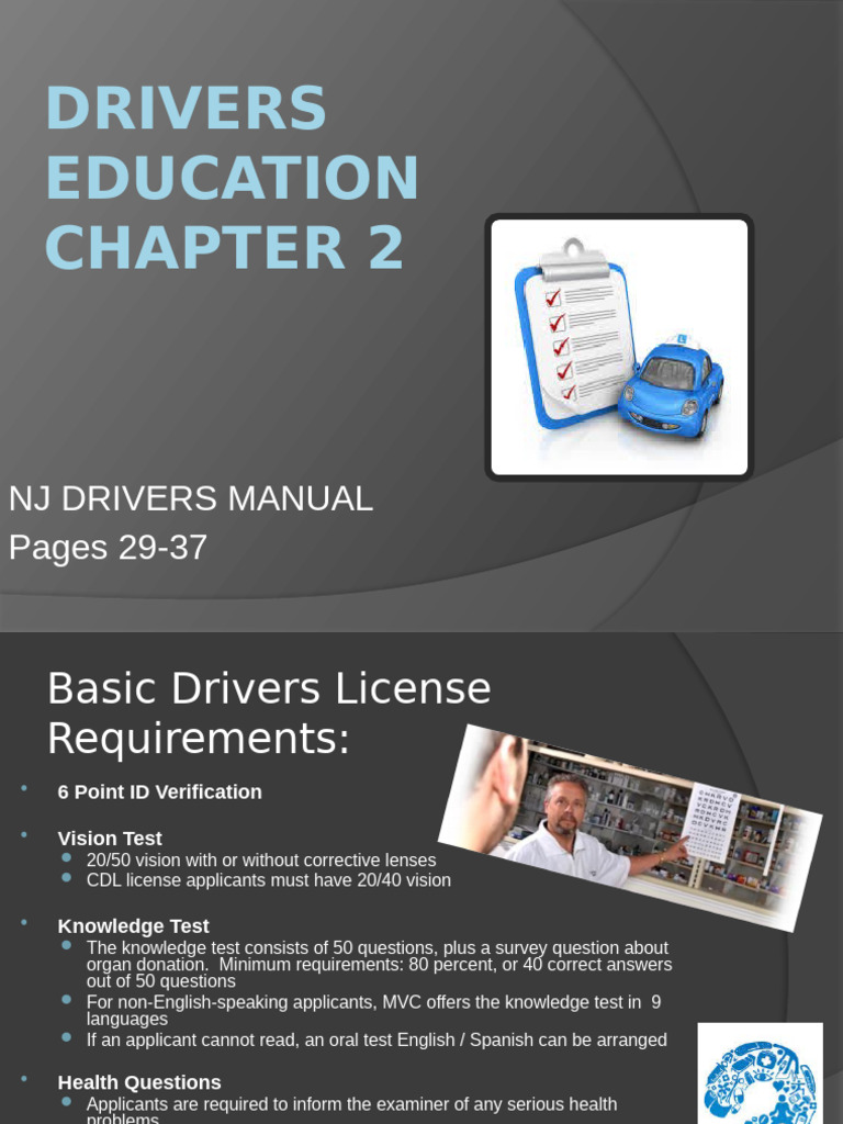 NJ Basic Driver's License Requirements | PDF | Driving | Driver's License