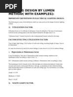 Key Terms in Electrical Lighting Design | PDF | Lighting | Light