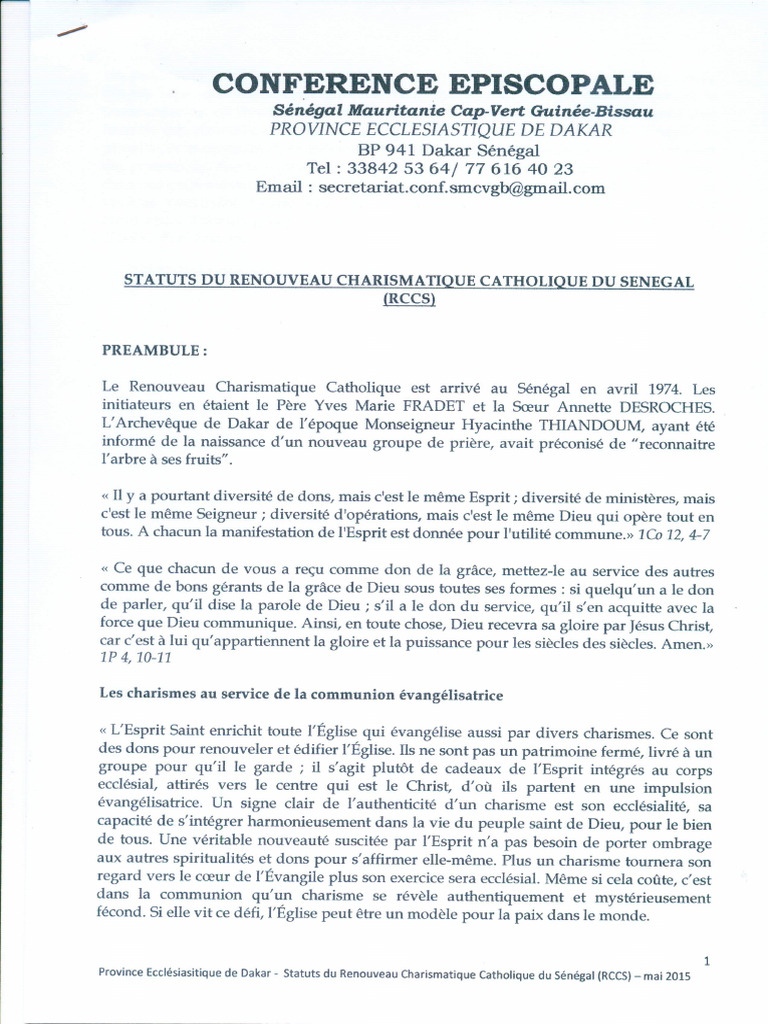 Statuts Du RCCS | PDF