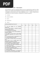 C1 - Scala Stresului Perceput