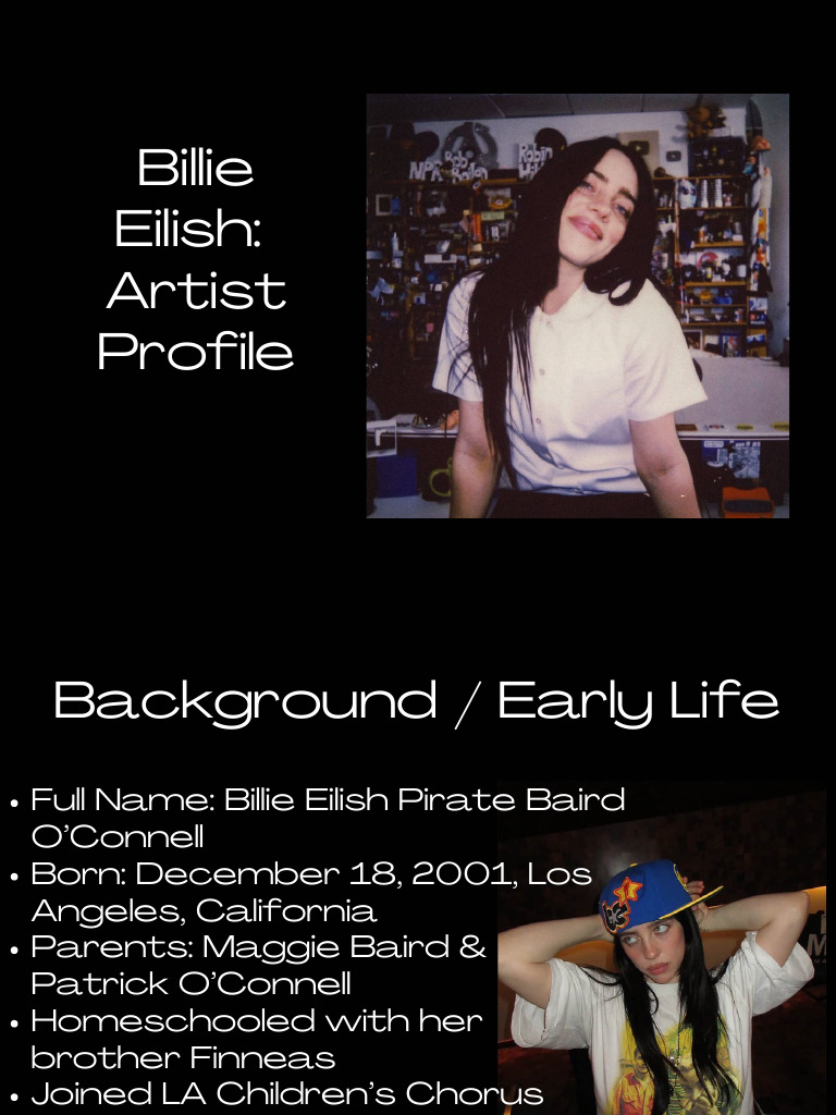 Billie Eilish Presentation | PDF