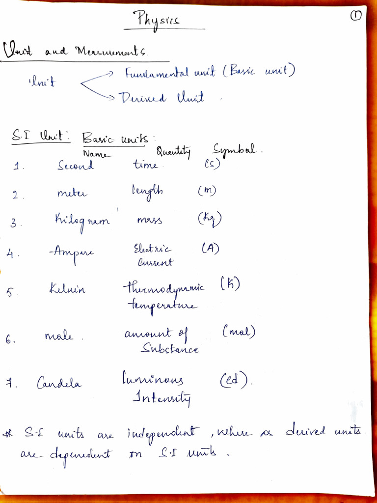 Physics Notes | PDF