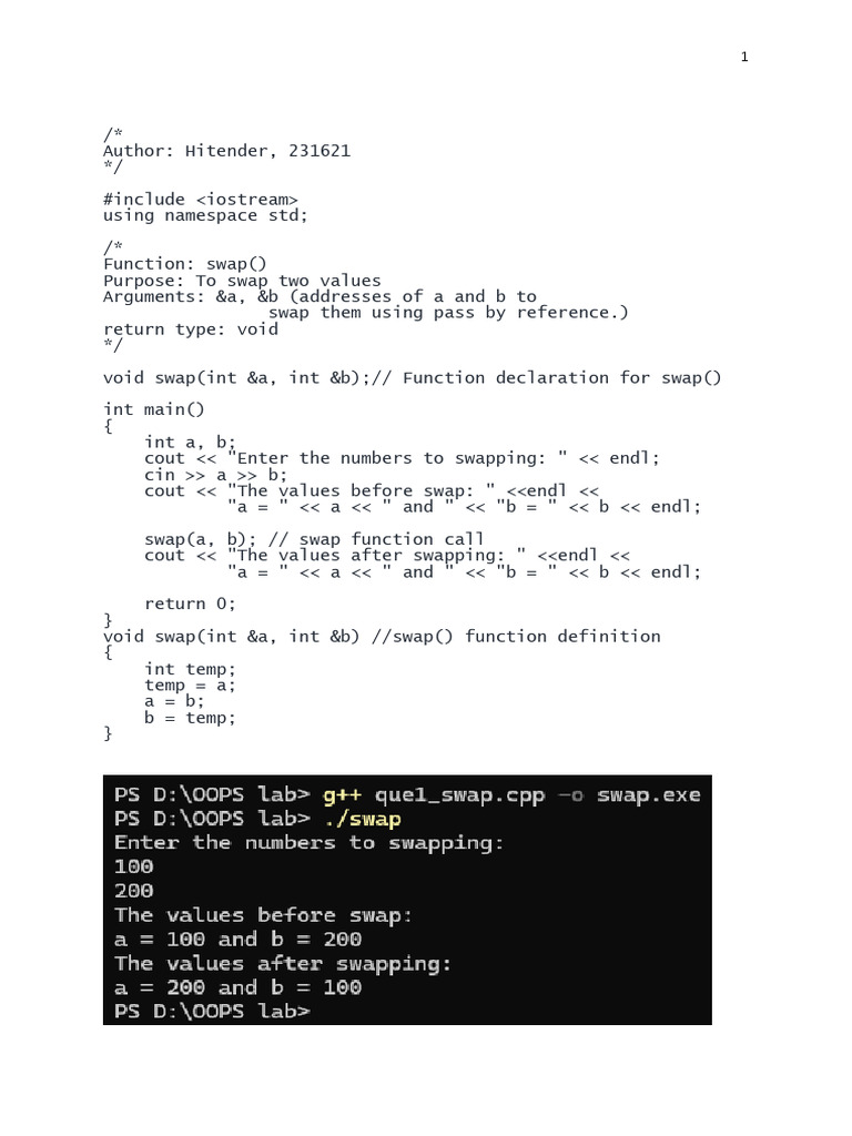 C++ Functions and Classes Examples | PDF | Constructor (Object Oriented ...