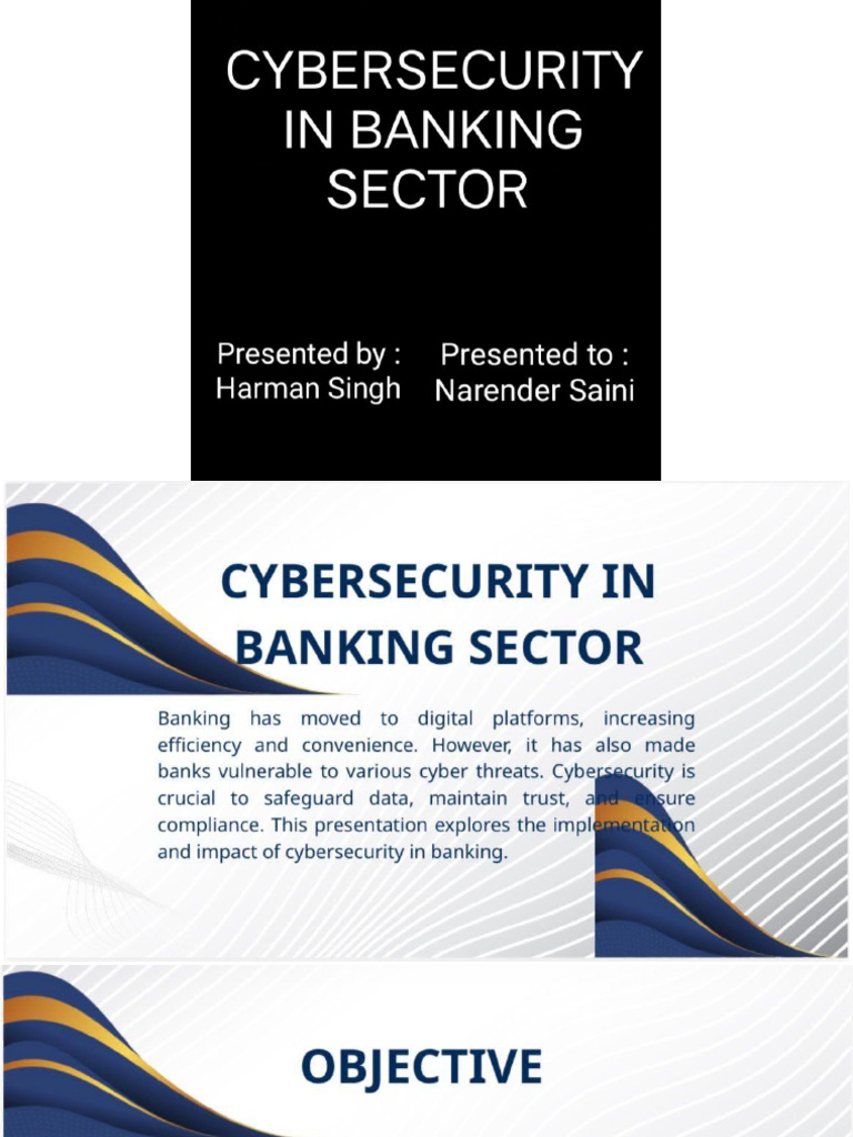Cybersecurity in Banking Sector | PDF