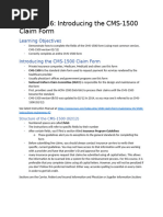 CMS 1450 Claim Form Training Guide | PDF | Patient | Medicare (United ...