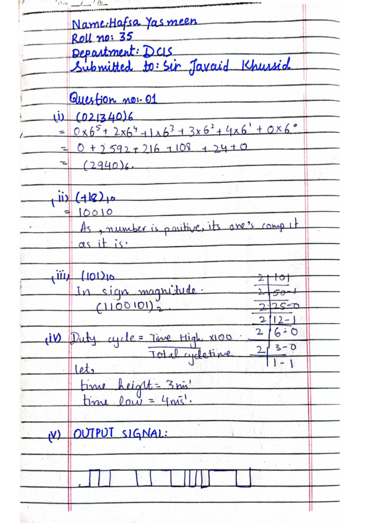 DLD Assigment 3 | PDF