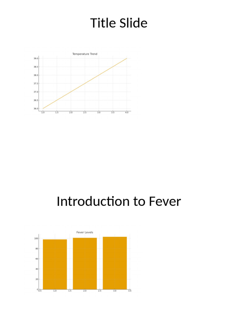 Fever Presentation 30 34 Slides | PDF