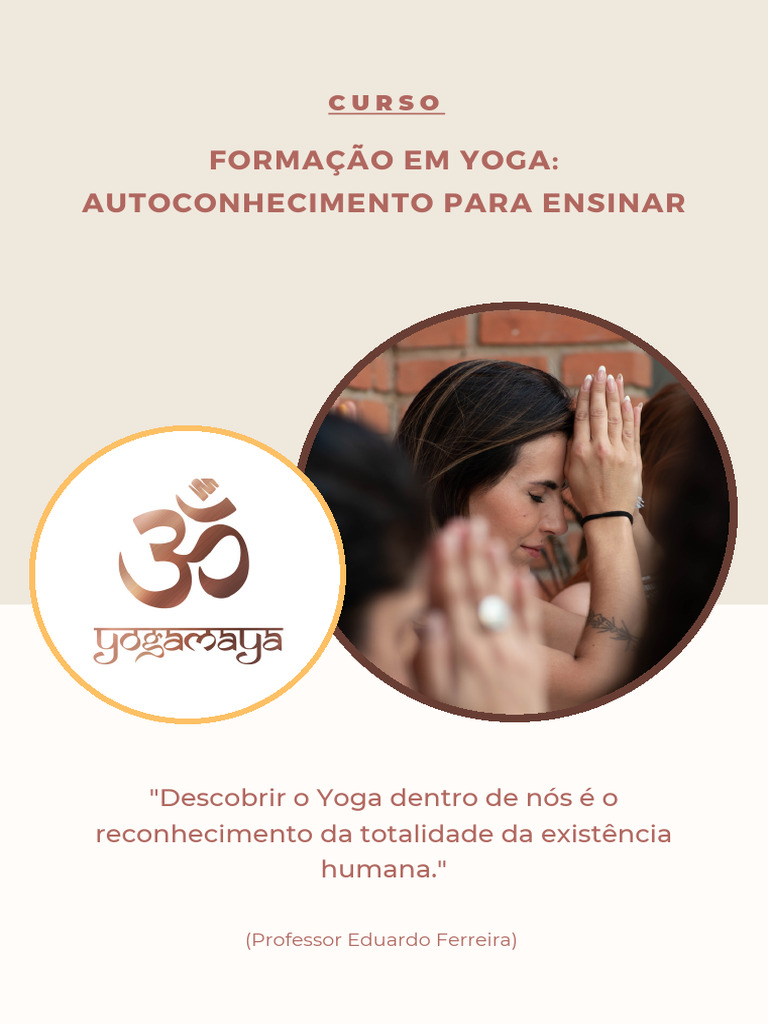 Formação em Yoga: Autoconhecimento e Ensino | PDF | Ioga | Hatha Yoga