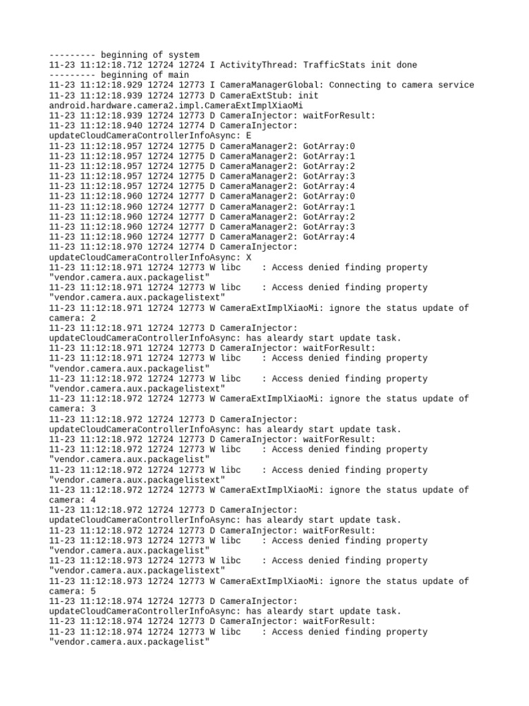 Log Cat 1763885538876 | PDF | Computer Engineering | Software Engineering