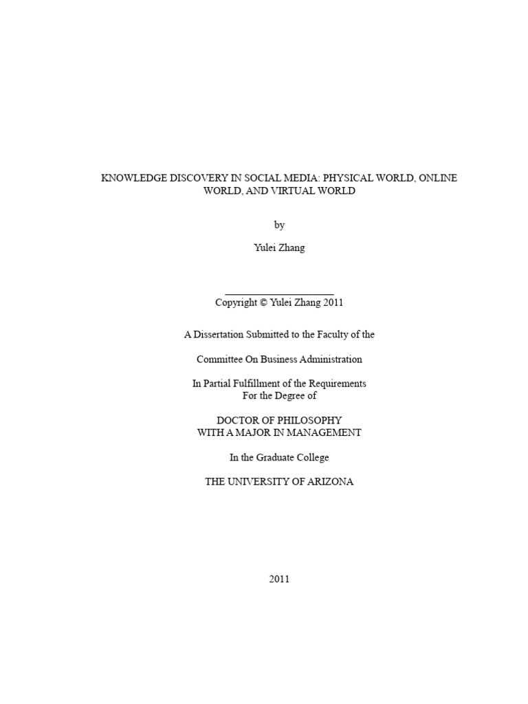 Knowledge Discovery in Social Media | PDF | Virtual World | Social Media
