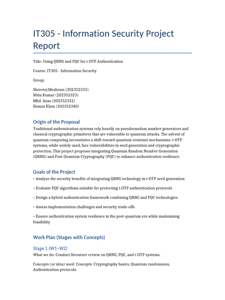 IT305 Project Report WithSourceImages | PDF | Cryptography | Computer ...