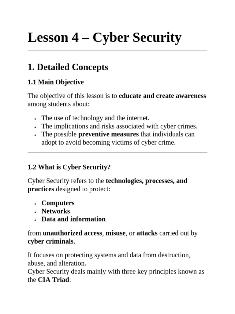 Lesson 4 | PDF | Malware | Security