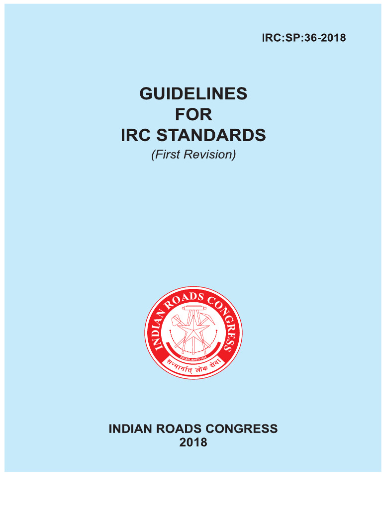 Pedoman Standar IRC 2018 | PDF