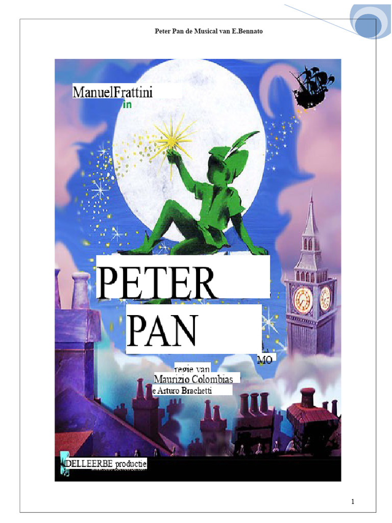 Peter Pan van E Bennato Origineel Script PDF