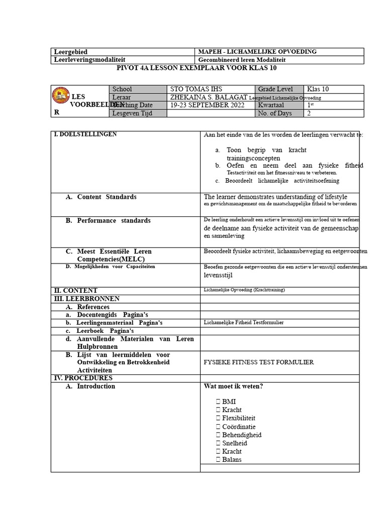 G10 PE WEEK 2 | PDF