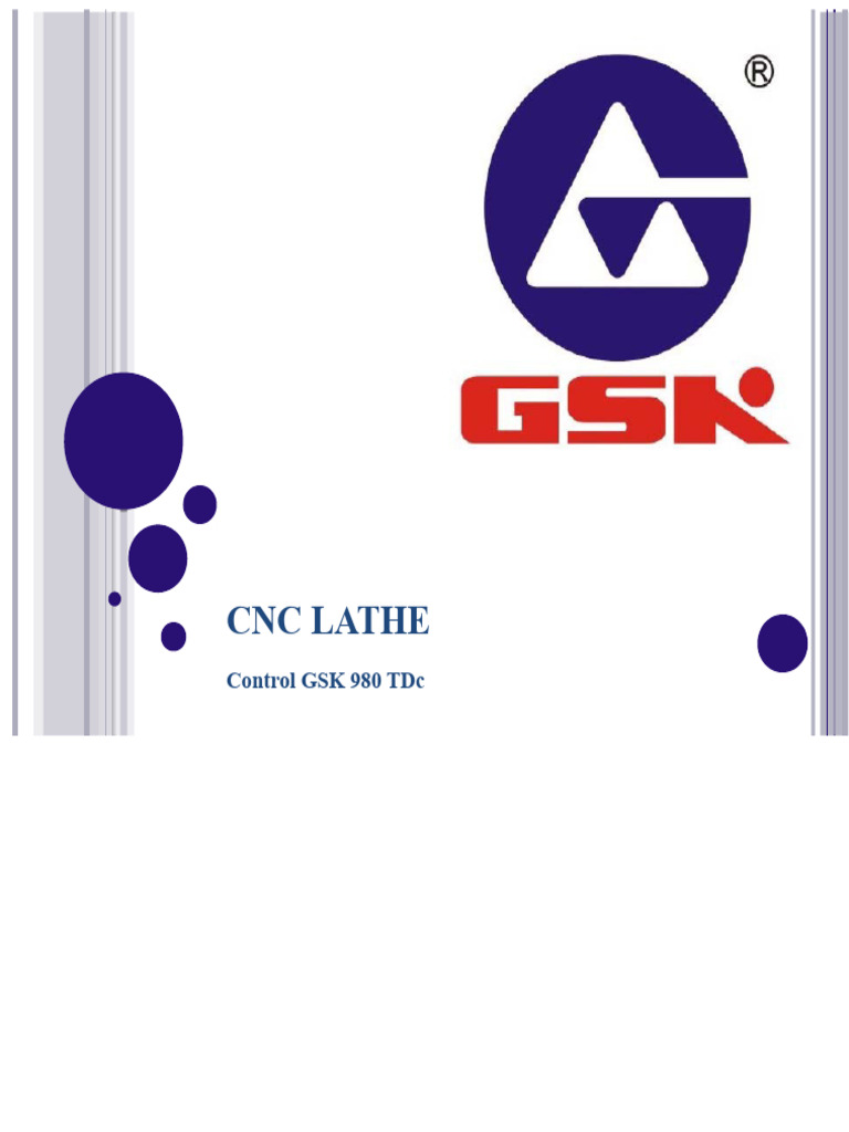 CNC Lathe GSK 980 TDC Overview | PDF | Ellipse | Menu (Computing)