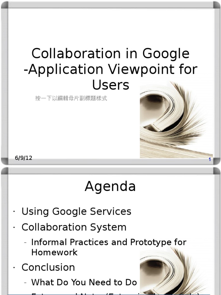 Google Collaboration Tools Overview | PDF | Google | Intellectual Works
