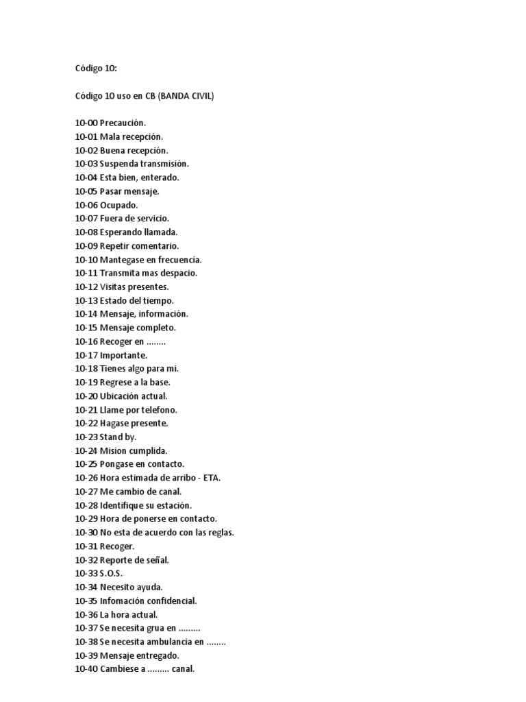 Codigos Policiales | PDF
