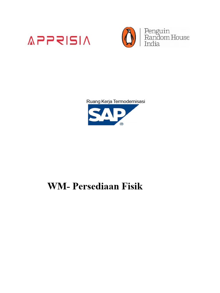 Panduan Inventaris Fisik SAP WM | PDF