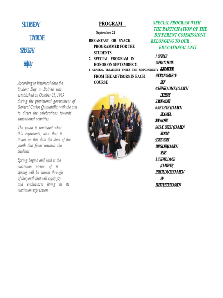 Program Model For Student Day | PDF | Chess Theory | Chess