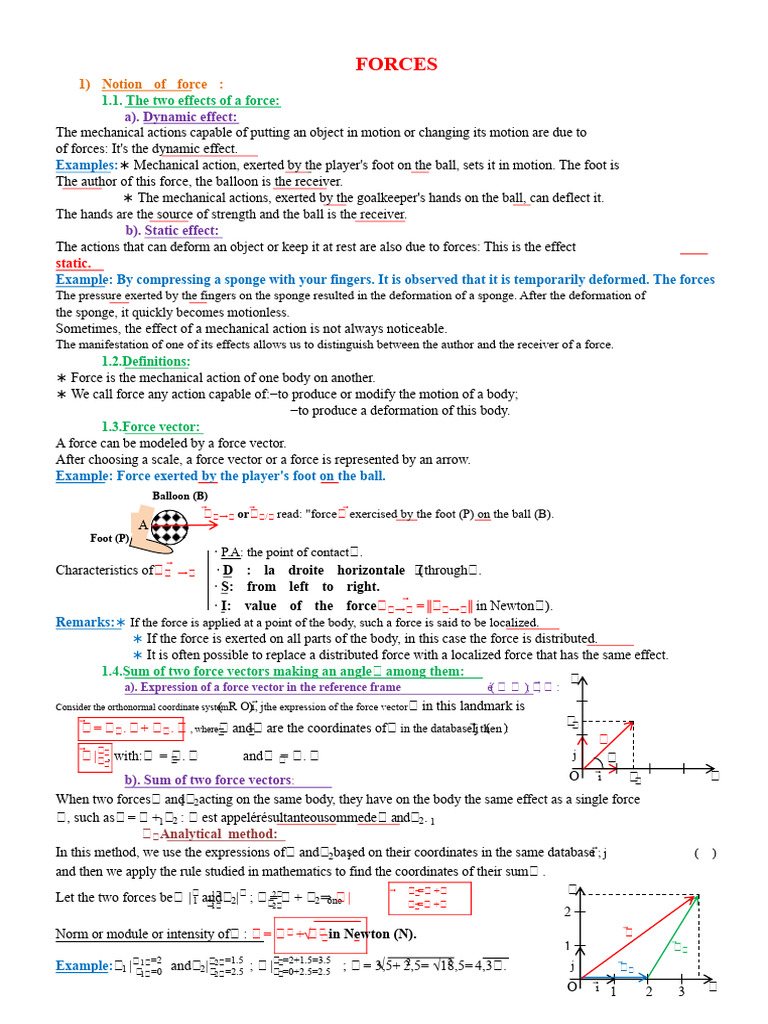 Understanding Force: Types and Effects | PDF | Force | Tension (Physics)