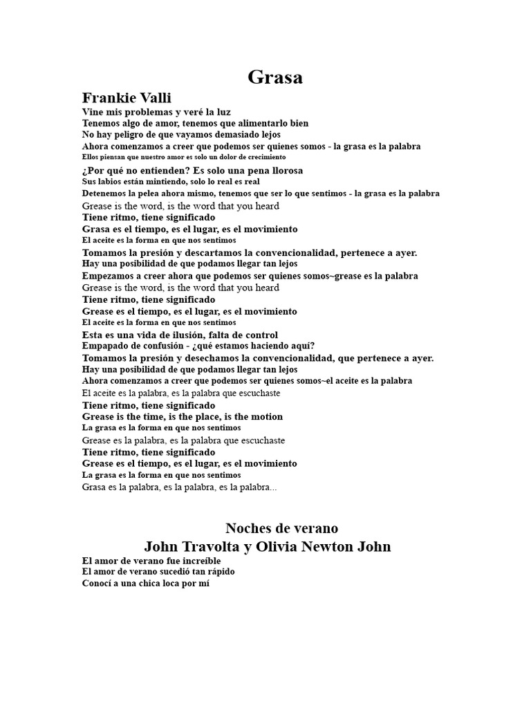 Letras de 