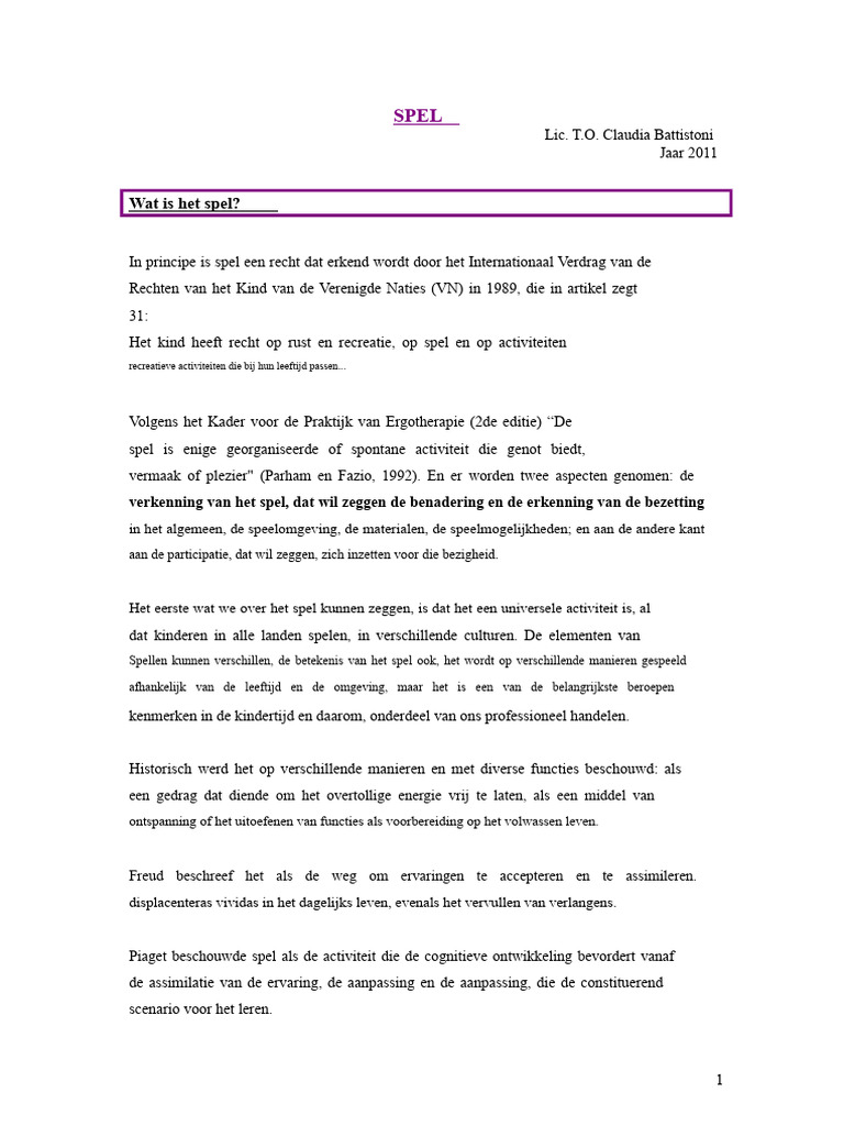 Spel | PDF