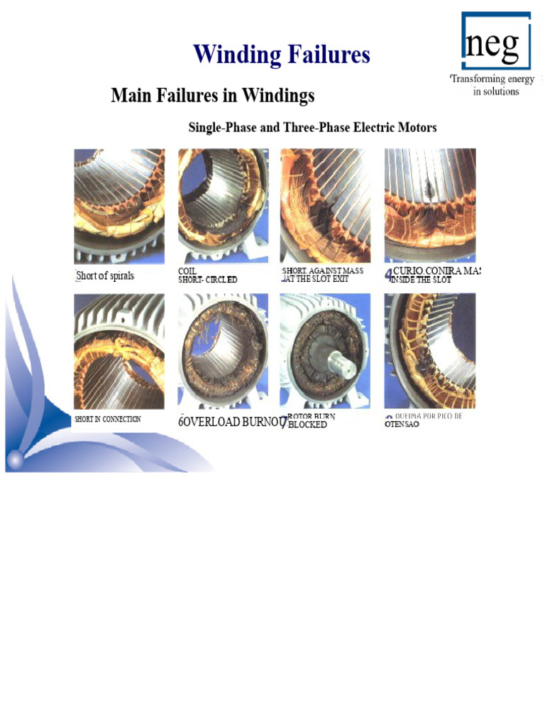 Winding failures - WEG | PDF