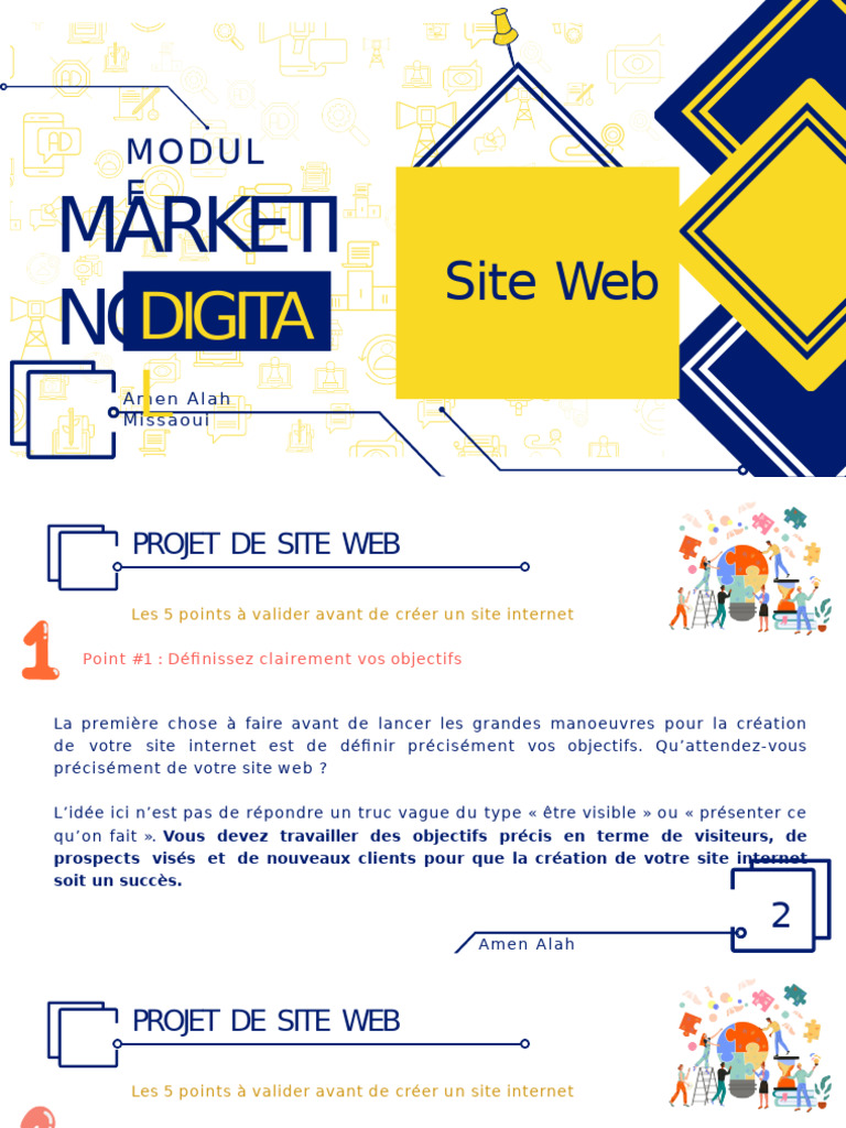 5 étapes clés pour créer un site web efficace | PDF | Sites web | Internet