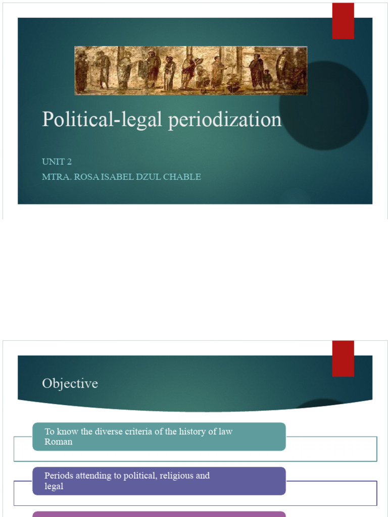 Overview of Roman Law Periodization | PDF | Roman Law | Ancient Rome