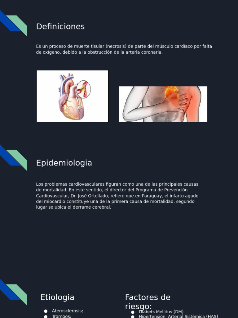 IAM Final | PDF | Infarto de miocardio | Angiología