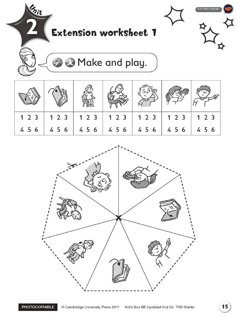 Kids Box Starter - Extension Worksheets | PDF